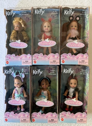 Barbie kelly swan lake - lake, set