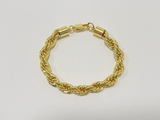 Bracciale uomo vero oro giallo