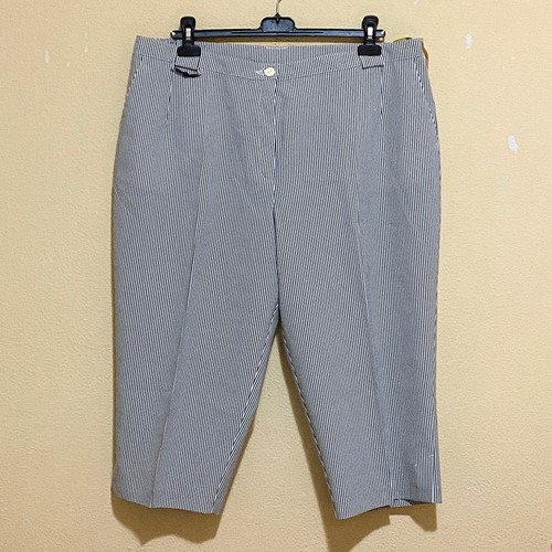 Adler pantaloni capri - pantaloni, righe