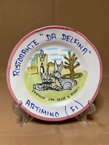 Piatto buon ricordo artimino - piatto,