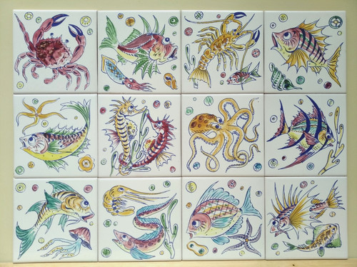 Ceramica vietri mattonelle - vietri, cm