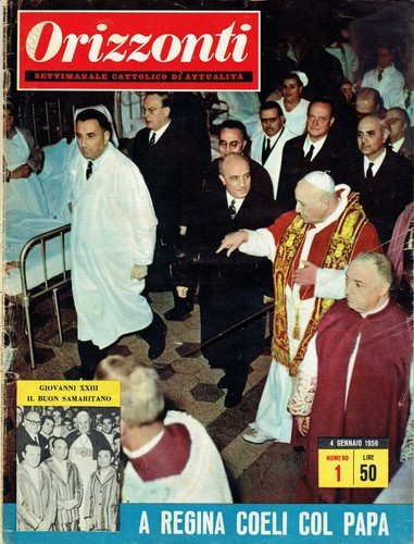 Orizzonti 1959 papa giovanni - 1959=papa,