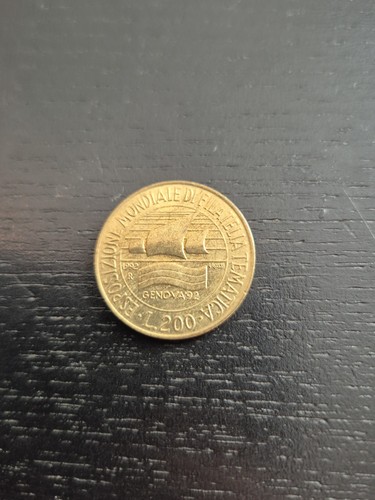 Moneta 200 lire - 200, lire**esposizione