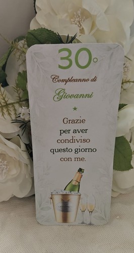 Segnaposto compleanno adulti