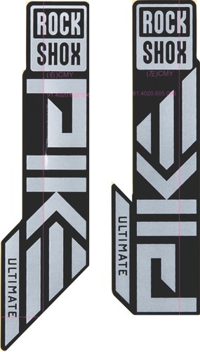 Adesivi forcella rock shox - rock,