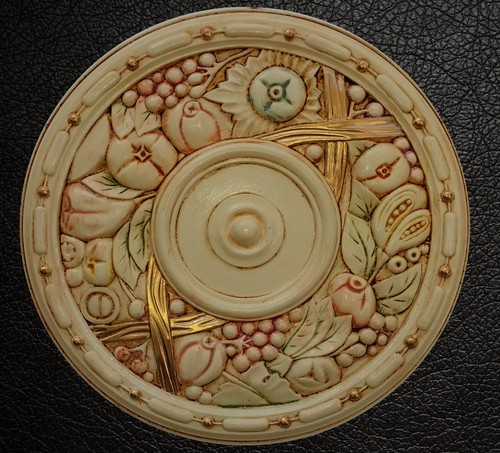 Rosone gesso decorato - rosone,