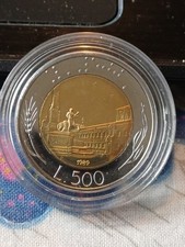 500 LIRE 1989 PROOF DA SERIE