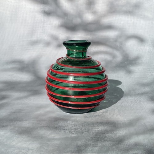 Petit vase boule verre - en,