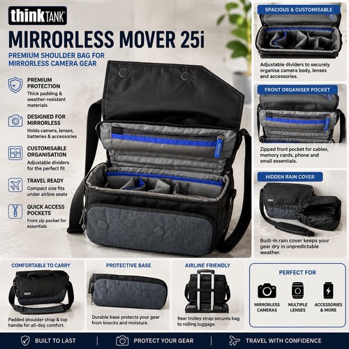 Borsa tracolla think - tracolla,
