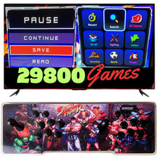 Consola Pandora Box Arcade con 29800 Juegos Retro con LED y Sistema de Sonido
