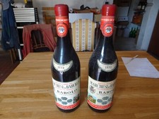 2 Bottiglie vino Barolo “ Marchesi Di Barolo“ . Riserva 1970 e 1973
