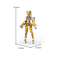 ZITIANYOUBUILD Robot Ragazza
