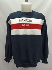 Felpa Maxfort, Blu con Fascia