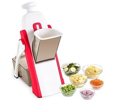 Mandolina AffettaVerdure Manuale Spessore Regolabile Affettatrice Taglia Verdure