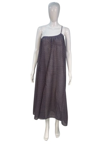 Abito maxi midi blu floreale - midi,