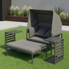 Lettino da giardino alluminio