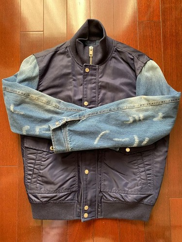 Diesel giacca bomber denim - diesel,