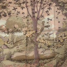 Hermes Carré Scarf  Jardins de Nouvelle Angleterre 90 cm /pink /rose/ Etat Neuf
