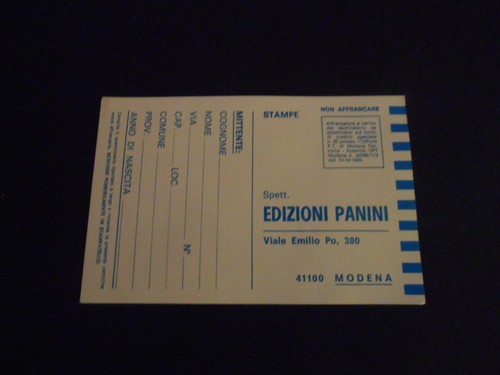 Cartolina edizione panini - cartolina,