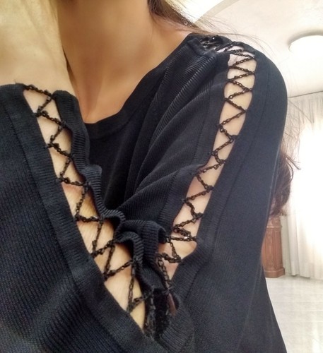 Maglia donna nera - taglia, l