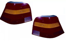 SET 2 FARO FANALE FANALINO POSTERIORE PER VW GOLF 4 ARANCIONE STOP GRUPPO OTTICO