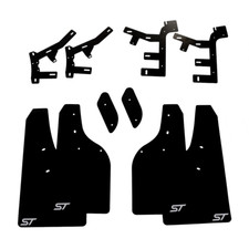 Ford Fiesta Mk7 7.5 ST180 Parafanghi Nero Argento S. Logo 4mm PVC Rally