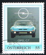 AUSTRIA 1 FRANCOBOLLO PERSONALIZZATO AUTO AUTOMOBILE OPEL usato