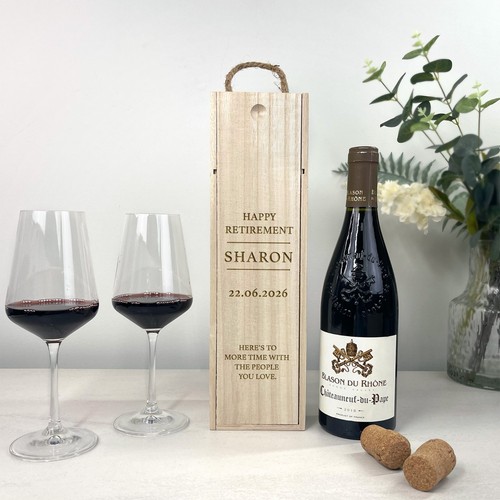 Scatola vino pensione - scatola,