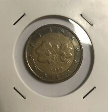 Moneta Rara da 2 Euro Finlandia 1999 (fiori di lampone)
