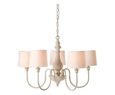 Lampadario a sospensione in Metallo laccato a 5 luci - MONTEMAGGI - 66 x 63 cm