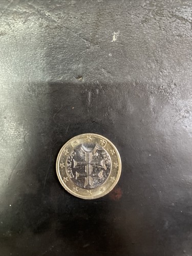 Moneta euro doppia - 1, croce