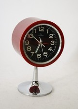► OROLOGIO DA TAVOLO TULIP GARANT JAPAN CLOCK SPACE AGE VINTAGE DESIGN ANNI 70