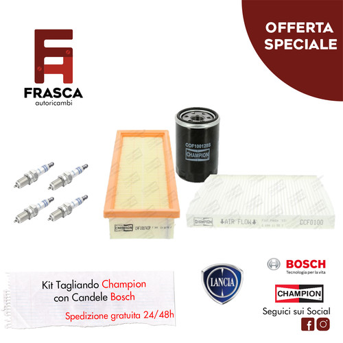 Kit tagliando tre filtri - tre,