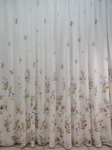 Tenda metro fiorata - a,