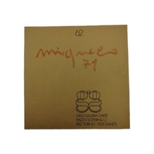 Giuseppe Migneco personale catalogo mostra Galleria Gissi 1971 n. 62