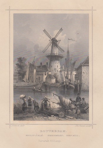 Olanda rotterdam macina grano - macina,