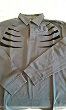 POLO FEDERAZIONE ITALIANA RUGBY  ROBE DI KAPPA MANICA LUNGA VINTAGE