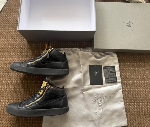 Giuseppe zanotti mid black - zanotti, uk