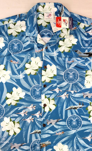 Camicia hawaiana usaf air - hawaiana,