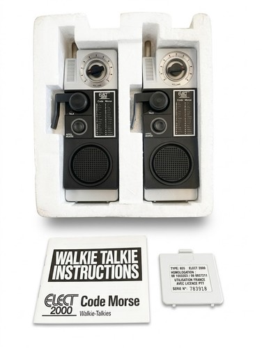 Walkie talkie vintage elect - vintage,