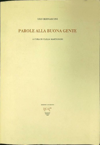 Parole alla buona gente prima - parole,