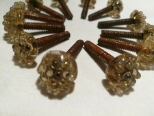 VENINI - 12 "chiodini" in vetro pagliesco per storiche cornici o specchiere