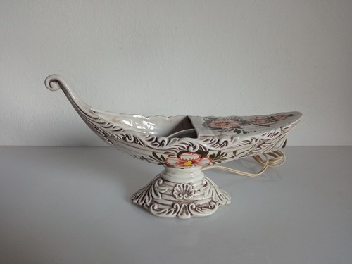 Lampada capodimonte gondola - lampada,