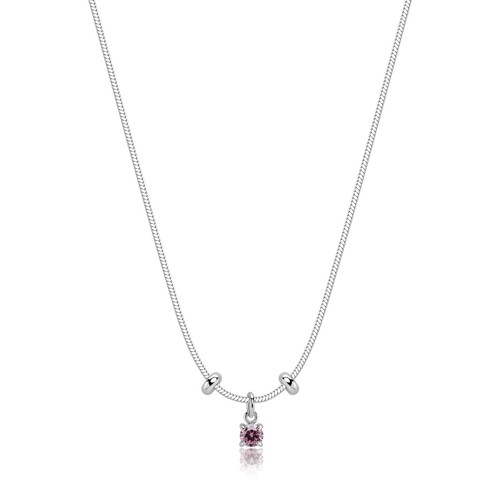 Collana punto luce rosa sagapo - luce,