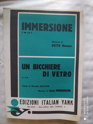 Detto mariano immersione - mariano, "immersione"
