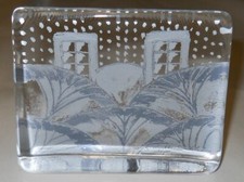 Carta vetro fiori di neve