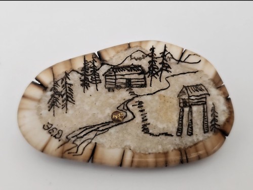 Spilla scrimshaw alaska - spilla,