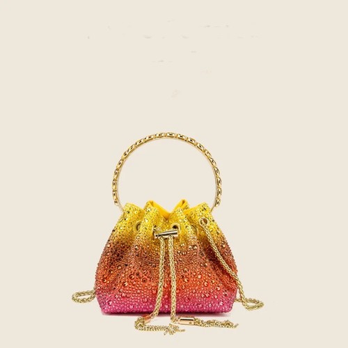 Pochette sera con strass di - da,