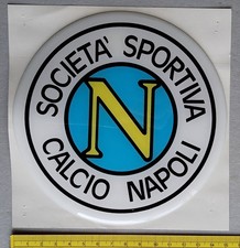 Napoli Calcio - adesivo flessibile bombato 15 cm
