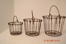 TRE Cestini Uova Vintage